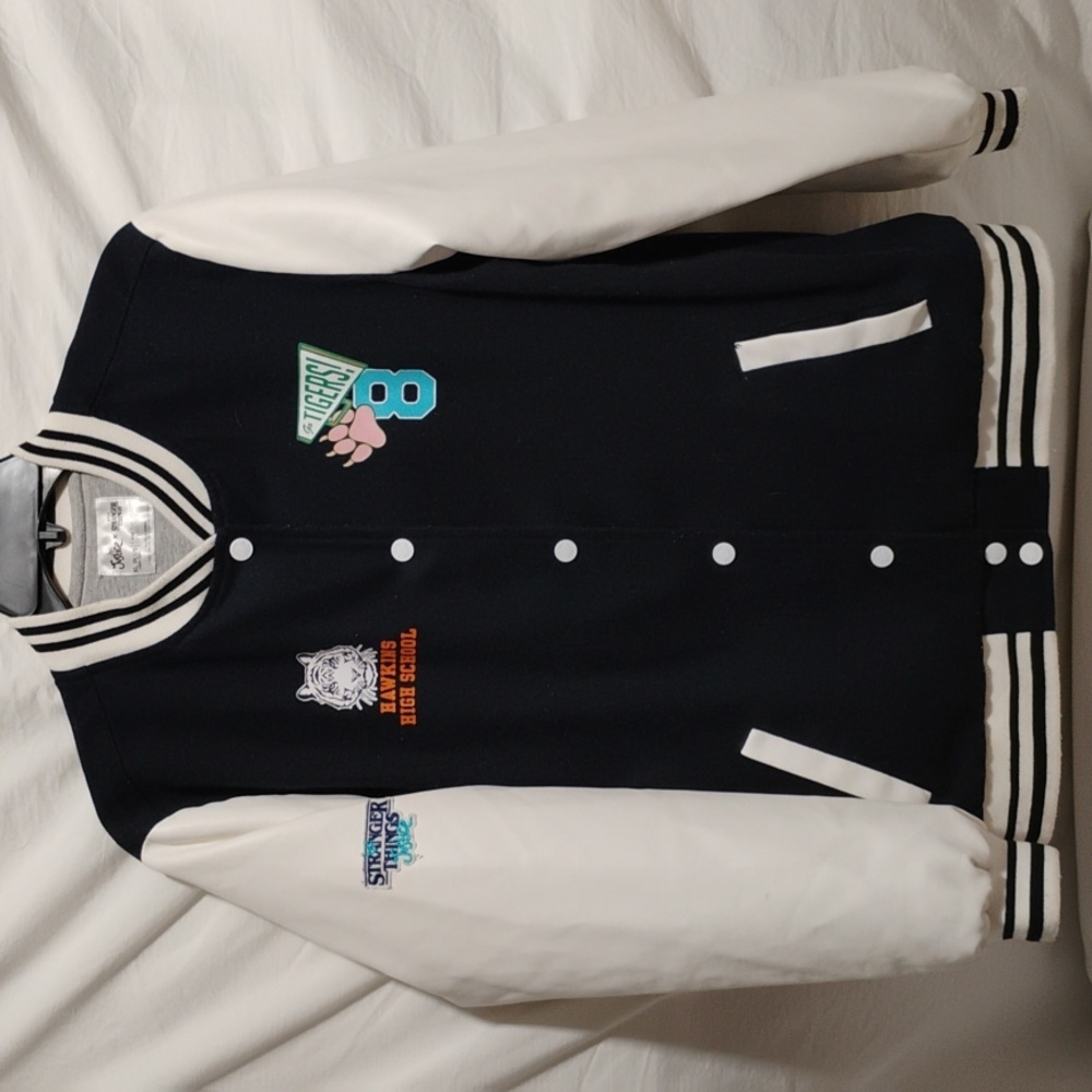 (D-3) Stranger Things/Justice Hawkins Varsity Jacket Sz.XL